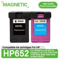 ตลับหมึกแม่เหล็ก2023สำหรับ HP652 HP 652 XL Deskjet 1115 1118 2135 3635 2138 3636 4536 4535เครื่องพิมพ์652XL