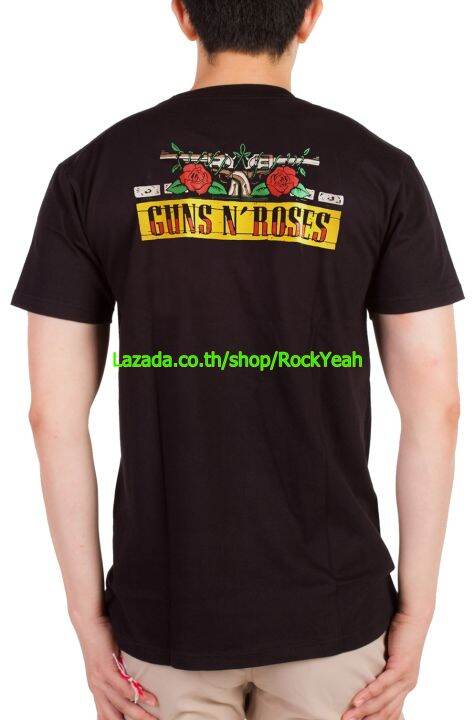 เสื้อวง-guns-n-roses-กันส์แอนด์โรสเซส-ไซส์ยุโรป-เสื้อยืดวงดนตรีร็อค-เสื้อร็อค-rcm1829-ราคาคนไทย