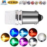 【CW】10PCS AC DC 6V 6.3V Non-polar GE44 47 BA9S LED Pinball Machine Vehicles Interior Light Bulb Warm White Blue Red Green Amber Pink
