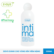 Dung Dịch Vệ Sinh Phụ Nữ INTIMA ZIAJA Xanh Nhạt giúp trẻ hóa vùng kín viêm