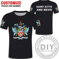 2023 NEW SAINT KITTS AND NEVIS t shirt diy free custom made name number kna T-Shirt nation flag kn country college print photo 0 clothing