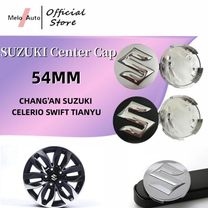 4Pcs/Set 54MM Suzuki Center Cap Car Wheel Hub Cap with 3D Emblem for
