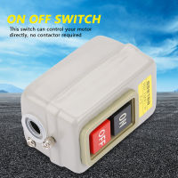 110/220/380V DIY Self Locking On Off Switch Push Button Switch for Electromagnetic Starters Contactors Industrial Components Supplies