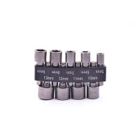 914pcs 5-13mm Hexagon Nut Driver Drill Bit Socket Screwdriver Wrench Set for Electric Screwdriver Handle Tools No Magnetic