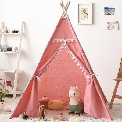 23New 1.35/1.6M Portable Children Tipi Tents Teepee Tent For Kid Play House Wigwam For Children Tipi Infantil Kid Tent Girl Play Room