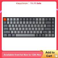 Keychron K2บลูทูธคีย์บอร์ดไร้สาย Gateron G Pro Switch LED สีขาว Backlit 84-Key สำหรับ Mac Windows