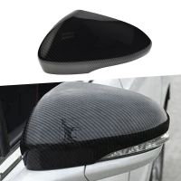 1Pair Car Rearview Mirror Cover Trim for Mondeo 2013-2021 US Version Side Wing Mirror Caps ABS Carbon Fiber