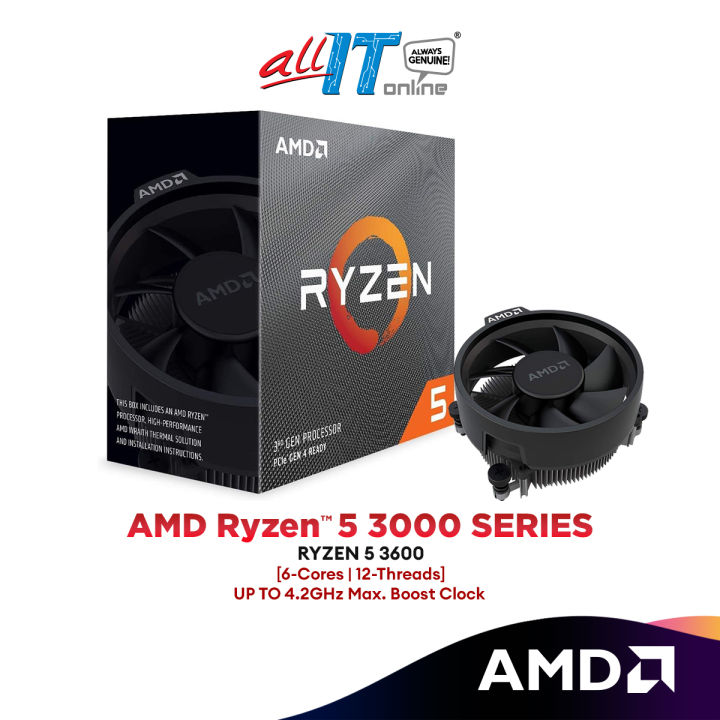 AMD Ryzen 5 3600 AM4 Processor (6-Cores/12-Threads) | AMD Ryzen 5