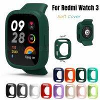 ฝาครอบนาฬิกาสำหรับ Redmi Watch 3 Active Soft ซิลิโคนเคสป้องกันบน Redmi Watch 3Lite ตัวป้องกันเคส Smart Watch อุปกรณ์เสริม