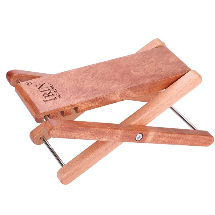 IRIN Guitar Footrest Pedal Support Solid Wood Guitar Foot Rest