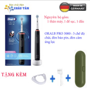 Bàn chải đánh răng điện OralB Pro 3000 Sensi Made in Germany +HÀNG TẶNG KÈM