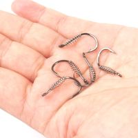 Fishing Hooks 10/30pcs Set Barbed Swivel Spring Jig Carp Hook Single Circle Fishinhook Fly Fishing Accessories Tackle Accessories