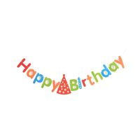 [COD]Happy Birthday ธงแบนเนอร์ ลายตัวอักษร สําหรับตกแต่งผนังบ้าน ปาร์ตี้วันเกิด