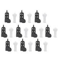 【YF】 10Pcs Plastic Mounting Clip For  4 Way CPU Coolers Heatsink Cooler Fan Replacement