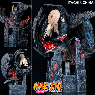 Figure ฟิกเกอร์ Zuoban Studio จากการ์ตูนเรื่อง Naruto Shippuden นินจาจอมคาถา โอ้โฮเฮะ นารูโตะ ชิปปุเดง ตำนานวายุสลาตัน Itachi Uchiha อุจิวะ อิทาจิ สูง 36 cm หนัก 3.5 kg Ver Anime อนิเมะ การ์ตูน มังงะ คอลเลกชัน ของขวัญ New Collection ตุ๊กตา Model โมเดล
