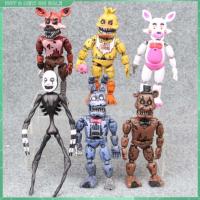 6Pcs 14.5-17cm FNAF Five Nights At Freddys Plush Bear Action Figure Model Toys For Children Gift