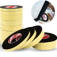 【LZ】❍✺ﺴ  10M EVA black foam sponge rubber strip tape Strong adhesive Anti-collision Waterproof Window Door Seal Strip Weather Stripping