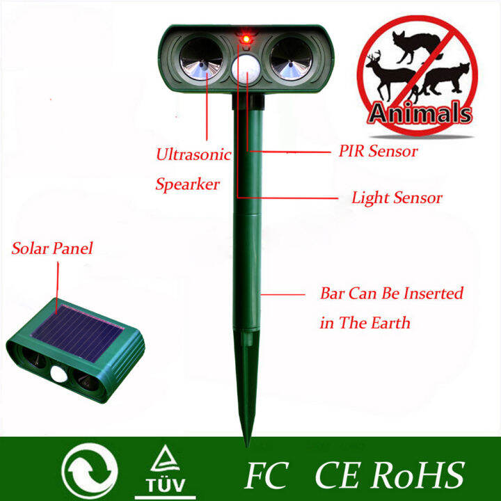 ส่งจากไทย-ultrasonic-animal-chaser-อุปกรณ์สำหรับบ้านสวน