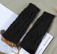 2021Gloves Mens Winter Womens Half-finger Warm Tide Half-fingerless Student Short Knitted Wool Fingerless Gloves 2021