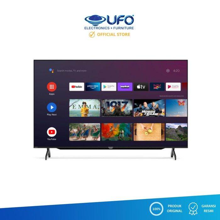 SHARP 4TC55EK2X LED 4K UHD ANDROID TV 55 INCH Lazada Indonesia