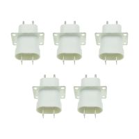 New product 5Pcs Electronic Microwave Oven Magnetron Plug 4 Filament Pin Sockets W/Through-Core Converter Home Microwave Oven Spare Parts