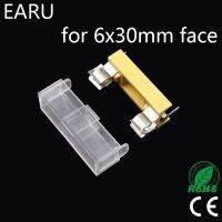 10ชิ้นแผง PCB ติดสำหรับฟิวส์ฝาครอบกระเป๋าใส่ของ6*30มม. หลอดแก้วปลอก6X30มม. ฐานภูเขารถยนต์รถจักรยานยนต์ออโต้ปลั๊กเบรกเกอร์ซ็อกเก็ตขนาดเล็ก