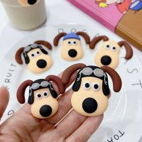 NEEUJ 10pcs กิ๊บติดผม DIY เสน่ห์ DIY wallace Gromit ตกแต่งด้วยการตกแต่ง การ์ตูนสุนัข อุปกรณ์เครื่องประดับอัญมณี คาวาอิ งานฝีมือทำมือ อุปกรณ์เสริมรองเท้า เคสโทรศัพท์โทรศัพท์