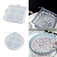 [LWF HOT]☇ Diamond tray silicone mold crystal epoxy resin UV resin mold DIY transparent mold dried flower sample household products