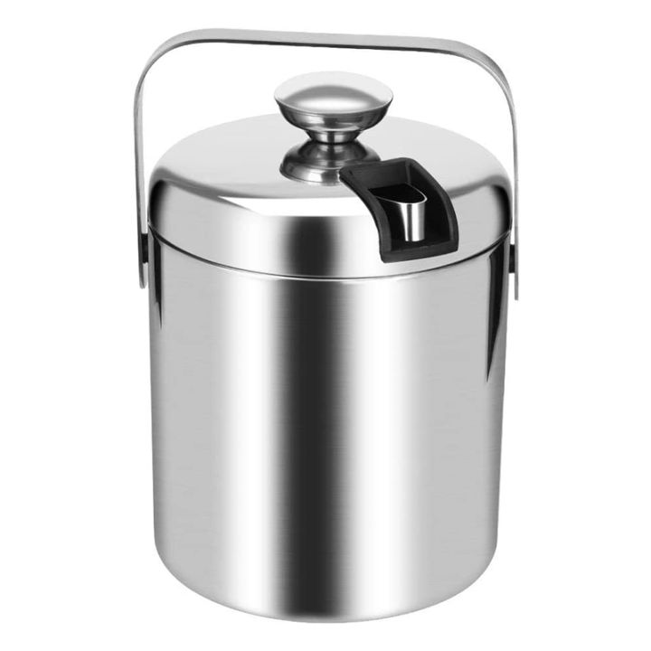 stainless-steel-ice-square-container-double-walled-1-3l-ice-bucket-container-with-tongs-lid