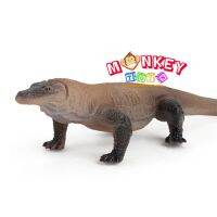 Monkey Toys - โมเดลสัตว์ Komodo Dragon มังกรโคโมโด น้ำตาล ขนาด 18.70 CM (จากหาดใหญ่)