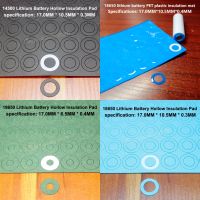 100pcs/lot 18650 lithium battery bark paper insulation gasket hollow gasket power battery pack sealing surface pad Gas Stove Parts Accessories