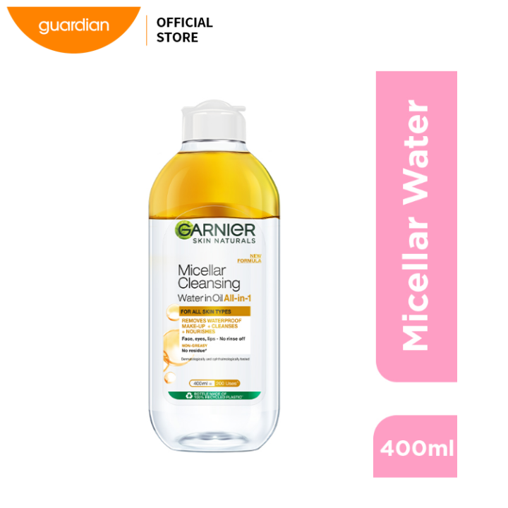 Garnier Micellar Oil Infused Cleansing Water 400ml Lazada