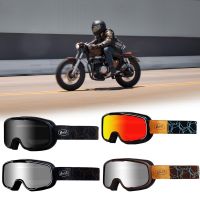 Vintage Motorcycle Goggles Motocross Protective Lenses Cafe Racer Outdoor Sports Windproof Glasses