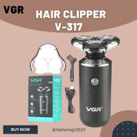 VGR  เครื่องโกนหนวดไฟฟ้า รุ่น V-317 สีดำ ที่โกนหนวดไฟฟ้าสำหรับผู้ชาย เครื่องโกนหนวดไฟฟ้าไร้สายกันน้ำ (มีสินค้าพร้อมส่ง)