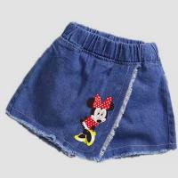 2-8Years Girl Kids Children Short Denim Pants Jeans Summer Beach SKirt