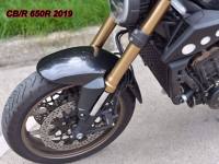 ครอบบังโคลนหน้าเคฟล่ารุ่นcb cbr650rปี2019-2020