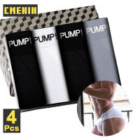 CMENIN 4PCS แฟชั่นผ้าฝ้าย Breathable Jockstrap ชุดชั้นในชายสั้นเซ็กซี่กางเกงในชายกางเกงผู้ชายกางเกง Homme HZBR4 olj