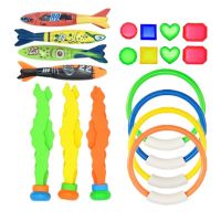 Diving Water Toys Pool Diving Game Torpedo Rocket Throwing Summer Torpedo Robber Child Underwater Diving Stick Play