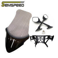 SEMSPEED PCX125 PCX160 2021 Windscreen Deflectors ลมด้านหลังดูกระจกวงเล็บปรับชุด Fit PCX 125 PCX 160 SGRHSR