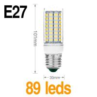 【✎】 A.One Traders โคมไฟสปอตไลท์ E27 E14หลอดไฟ LED 30 36 56 72 89led SMD5730เทียนโคมระย้าหลอดไฟ LED ทรงข้าวโพด220V