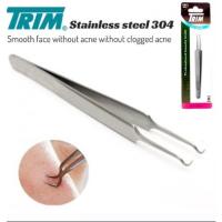 Bellybow ที่กดดึงสิวสแตนเลส กดสิว ดึงสิว Trim acne tweezers Stainless