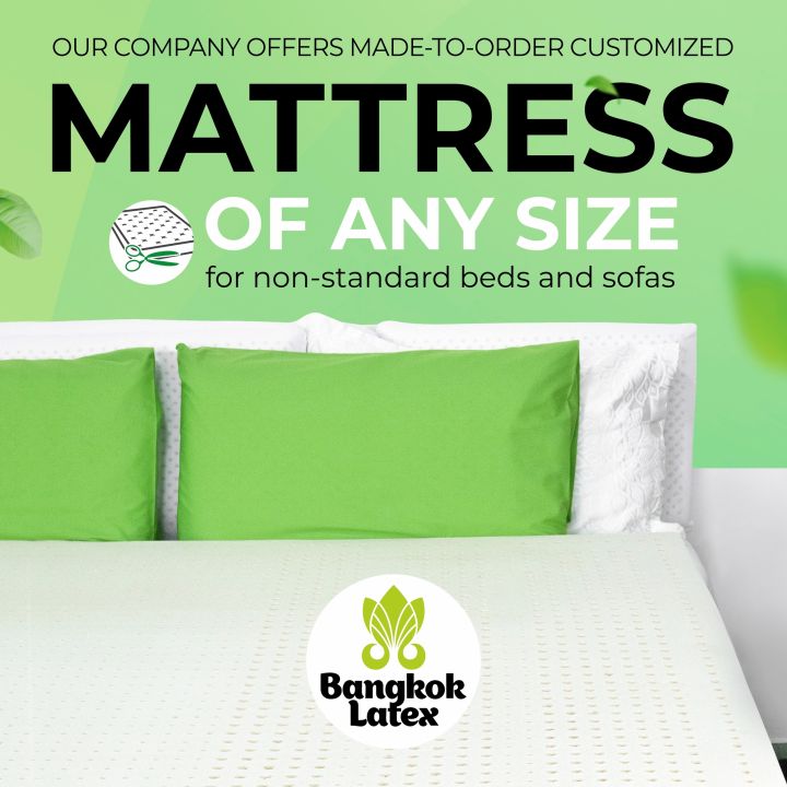 mattress-ที่นอนยางพารา-ผลิตจากยางพาราแท้-latex-100-natural-ขนาด-6-ฟุต-ระบายอากาศได้ดี-ป้องกันแบคทีเรีย-bangkok-latex