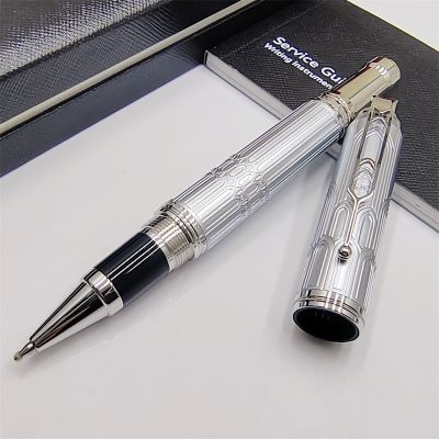 MOM Writer Victor Hugo MB Luxury Rollerball Ballpoint Pens With Cathedral Architectural Style Engraved Pattern Number 5816/8600 Pens