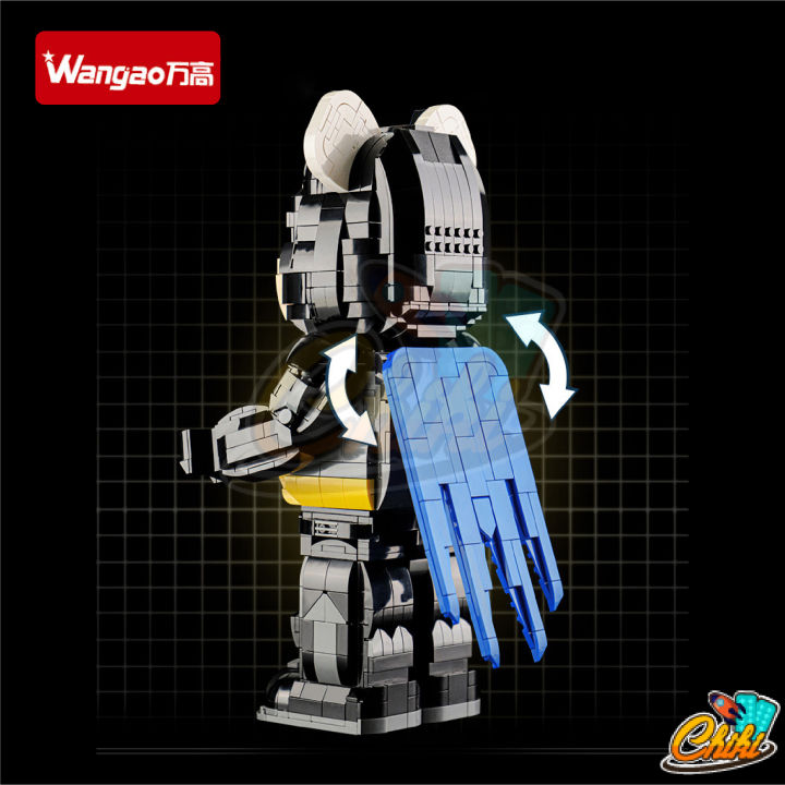 ตัวต่อ-wangao188006-bear-robot-แบบริค-โรบอร์ท-เเบทเเมน-mechanical-violence-bear-robot-ขนาดเท่ากับ-400