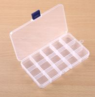 New 15 Slots Cells Colorful Portable Jewelry Tool Storage Box Electronic Parts Screw Beads Organizer Plastic BOX 171x98xmm