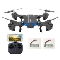 Combo: โดรน (แบต 2 ก้อน) RC Drone 8807 พับได้ FPV เชื่อมต่อมือถือผ่าน WiFi