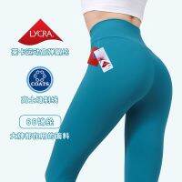 2023 summer lycra yoga pants women outdoors camping leggings frivolous non-trace ReTie fitness yoga clothing