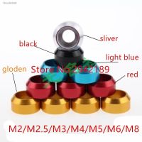 ✘♞ 5/10pcs/lot m2 m2.5 m3 m4 m5 m6 Crown cap head aluminum cone washer Arm Dress-Up Washers for DIN912 hex socket screw