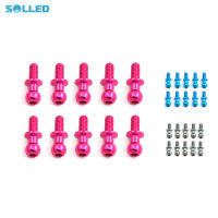 10Pcs Metal Hex Ball Head Screws Compatible For Tamiya TT01 TT02 Remote Control Car Universal Spare Parts M3