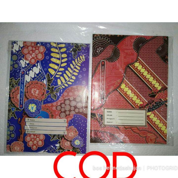 20 sampul batik boxy campus - sampul batik ukuran campus - sampul buku